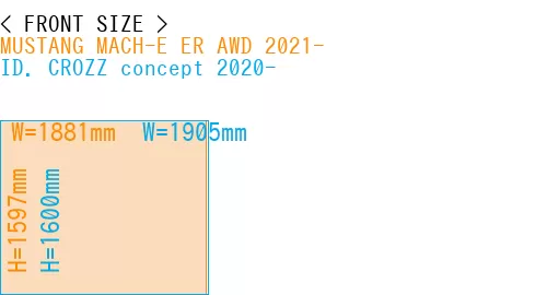 #MUSTANG MACH-E ER AWD 2021- + ID. CROZZ concept 2020-